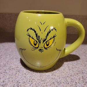 The Grinch 2023 Green Naughty Nice Face Christmas Holiday Movie Coffee Mug Cup